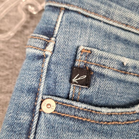 Kancan High Rise Ankle Skinny Distressed Medium Wash Jeans Size 1/24 25W - Picture 9 of 16